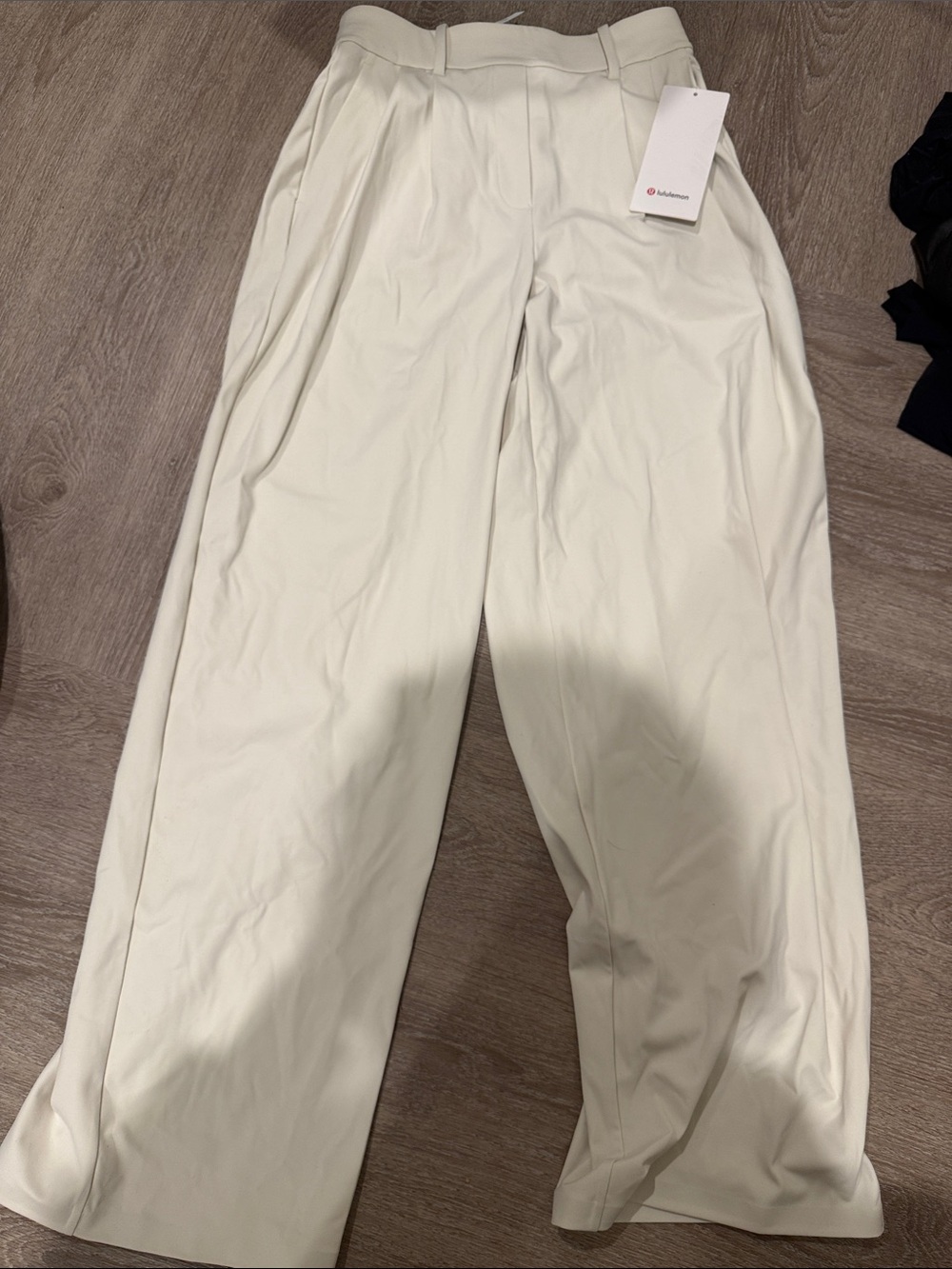 lululemon athletica Men's Cream Wide-Leg Chinos